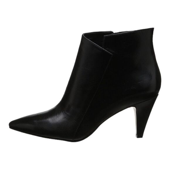 Nine West Women’s Jetlag Booties in the Size 9.5M in Black Leather - Picture 8 of 13